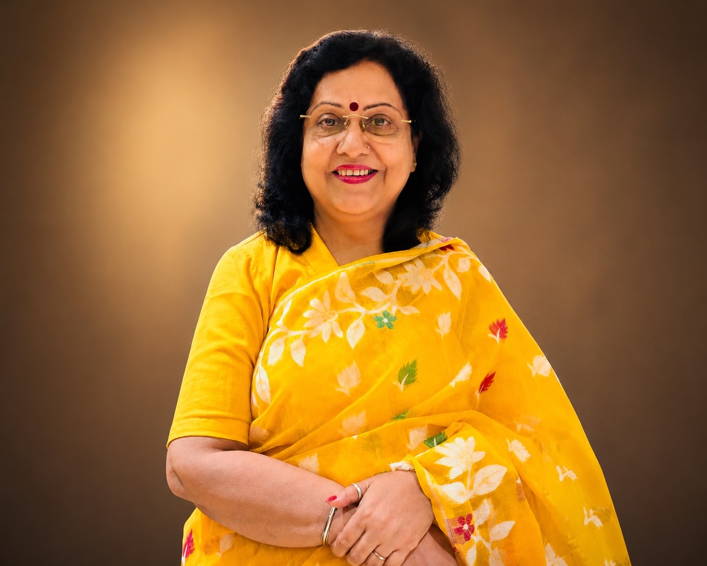 Dr. Sangeeta Gupta, Vedic astrologer at her practice in Kalyanpur, Kanpur